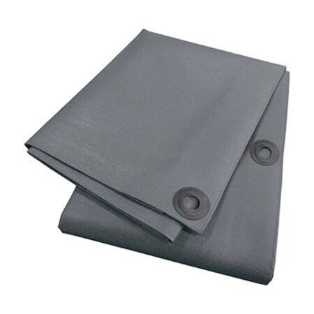 Itm Co. Ltd 12 ft x 16 ft Tarp, Grey ED-XP-GG-1216